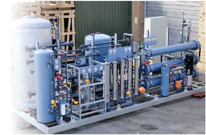 Demineralization plant system