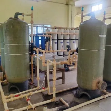 Ultrafiltration plants: Pressure filters ahead of the UF stage